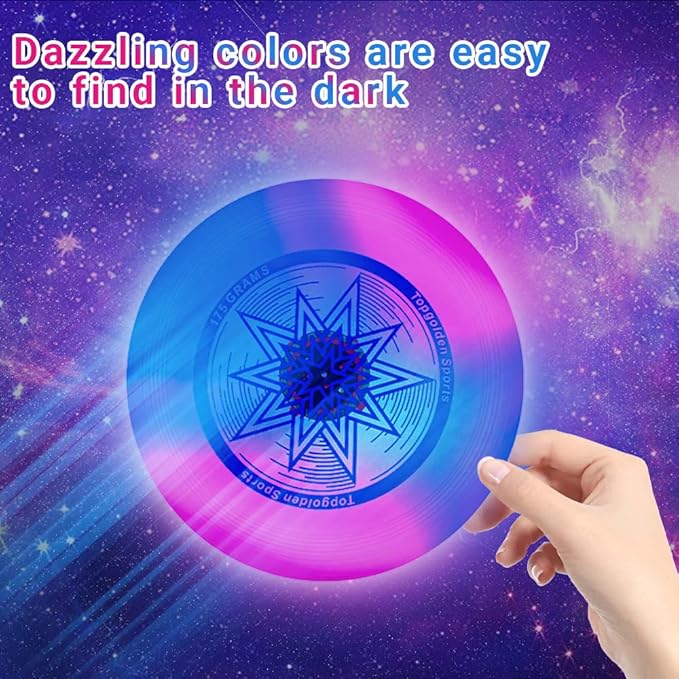 Eastgoing Outdoor Flying Disc 175 Gram, 10.75 Inch Sport Disc ,Loads of Colors Available, Suitable for Competitions, Team Flying Disc for Beach, Park, Pet, Camping and More,
