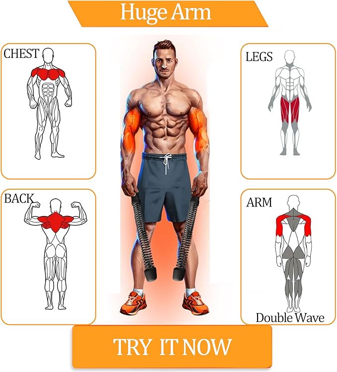 Ropeless Battle Ropes for Home Gym-Cordless Training Rope Fitness Equipment for Men & Women,Weighted Workout Ropes for HIIT,Versatile Exercise Equipment for Home and Travel Exercise