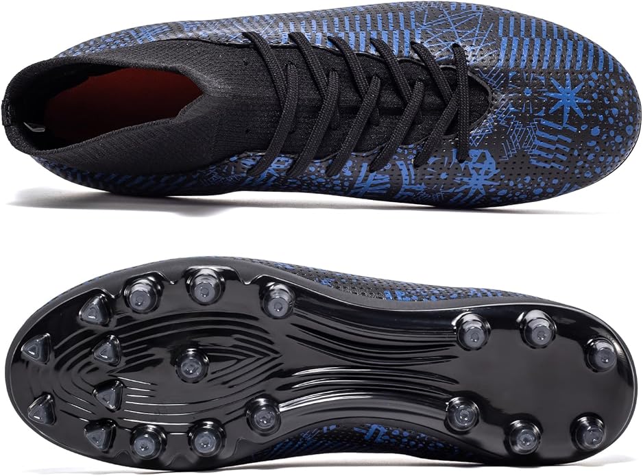 Adult Soccer Cleats Men Lightweight Football Boots Breathable Professional Sneaker Sport Athletic Ground Football Shoes