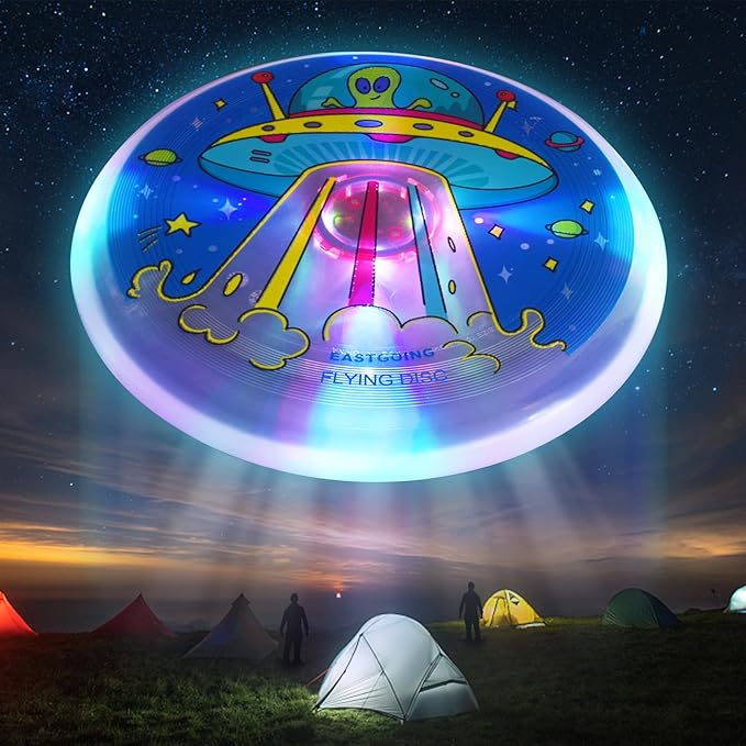 Eastgoing Outdoor Flying Disc 175 Gram, 10.75 Inch Sport Disc ,Loads of Colors Available, Suitable for Competitions, Team Flying Disc for Beach, Park, Pet, Camping and More,