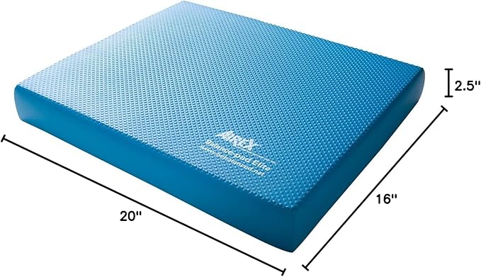 AIREX Balance Pad ??Stability Trainer for Balance, Stretching, Physical Therapy, Exercise, Mobility, Rehabilitation and Core Training Non-Slip Closed Cell Foam Premium Balance Pad
