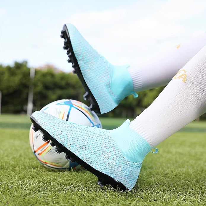 Adult Soccer Cleats Men Lightweight Football Boots Breathable Professional Sneaker Sport Athletic Ground Football Shoes