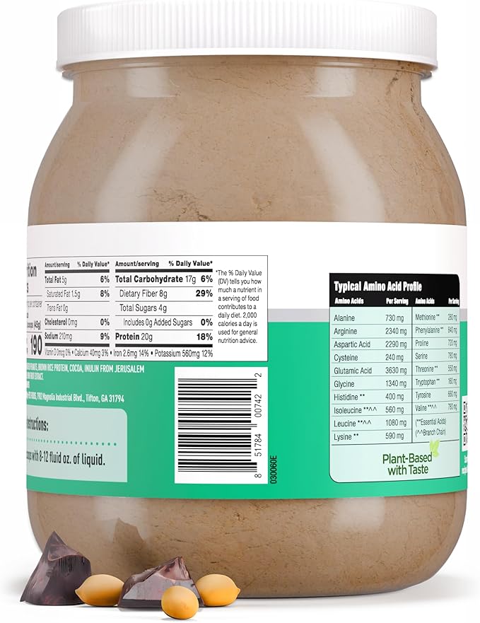 PB2 Performance Peanut Plant Based Vegan Protein Powder | 20g Complete Protein, No Added Sugar