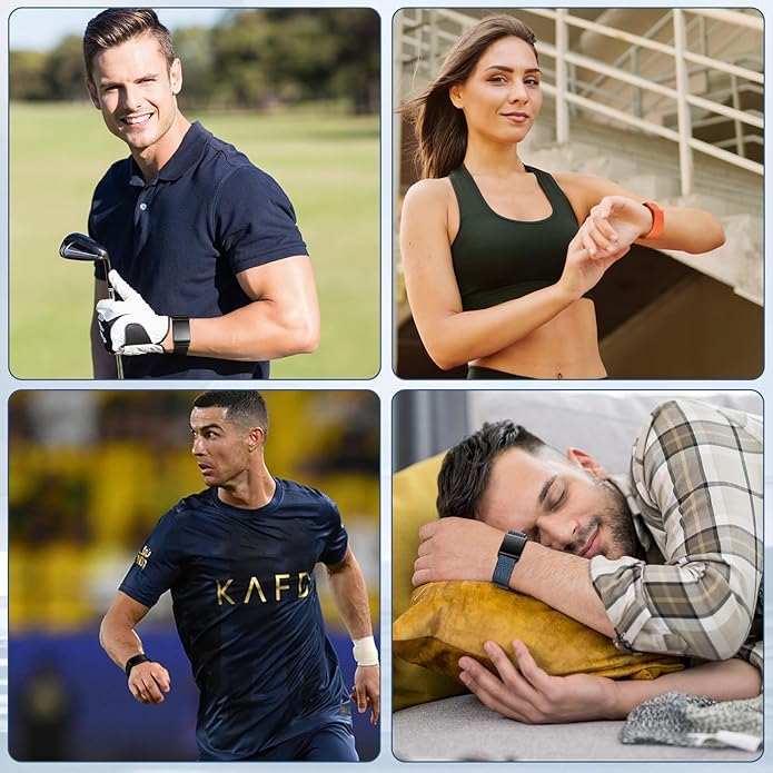 Nylon Sport Loop Wristband Compatible with Whoop 4.0 for Women Men, Soft Adjustable Breathable Replacement Bands for Whoop 3.0/4.0 Durable Sleep, Wearable Health, Fitness & Activity Tracker