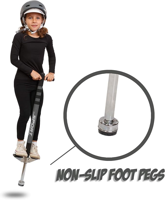 New Bounce Pogo Stick for Kids - Pogo Sticks, 40 to 80 Lbs - Sport Edition, Quality, Easy Grip, PogoStick for Hours of Wholesome Fun