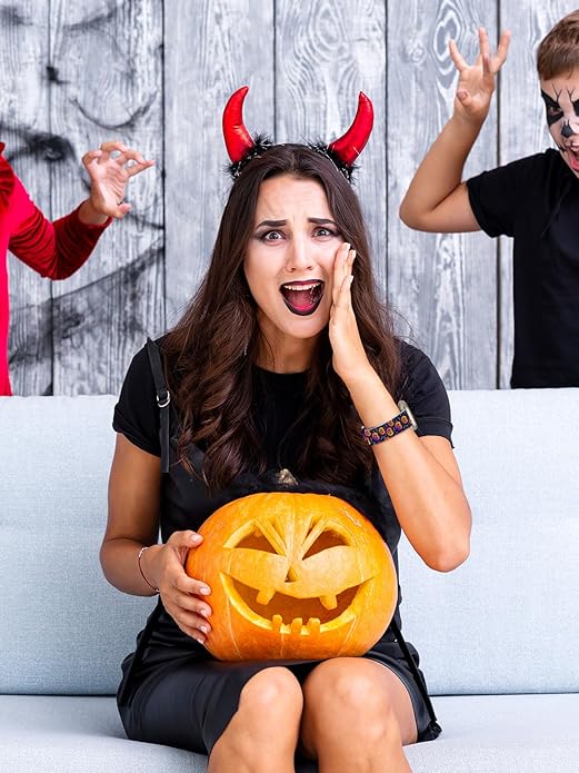 Watbro Halloween Holiday Band Compatible with Fitbit Versa 3 / Sense/Fitbit Versa 4 / Sense 2 Bands for Women Men,Soft Silicone Cute Sport Pumpkin Strap