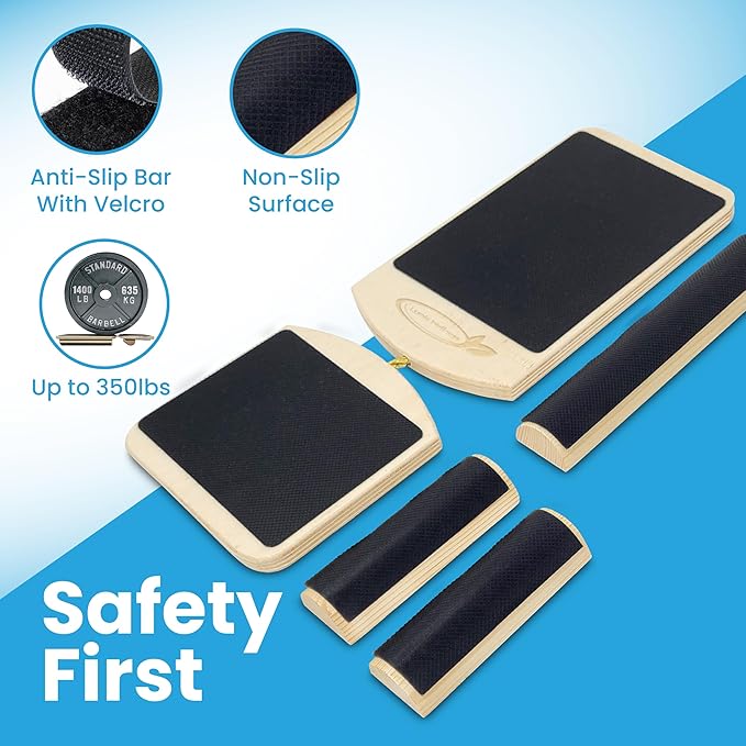 Single Leg Foot Board - Ankle & Foot Exerciser Strengthener, Physical Therapy for Sprained Ankles, Foot Stretcher for Plantar Fasciitis