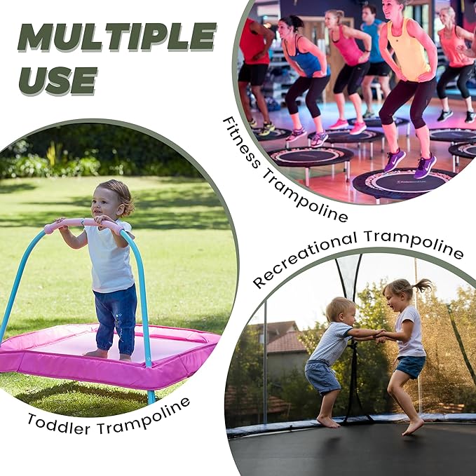 Trampoline Springs Replacement 3.5" to 8.5" Galvanized Steel Heavy Duty High Tensile Universal Trampoline Accessories with T-Hook Tool, 12 to 48 Pack