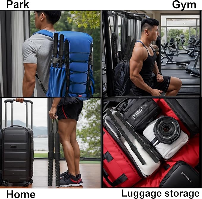 Ropeless Battle Ropes Weighted Workout Rope Fitness Exercise Training Bar for Home Gym