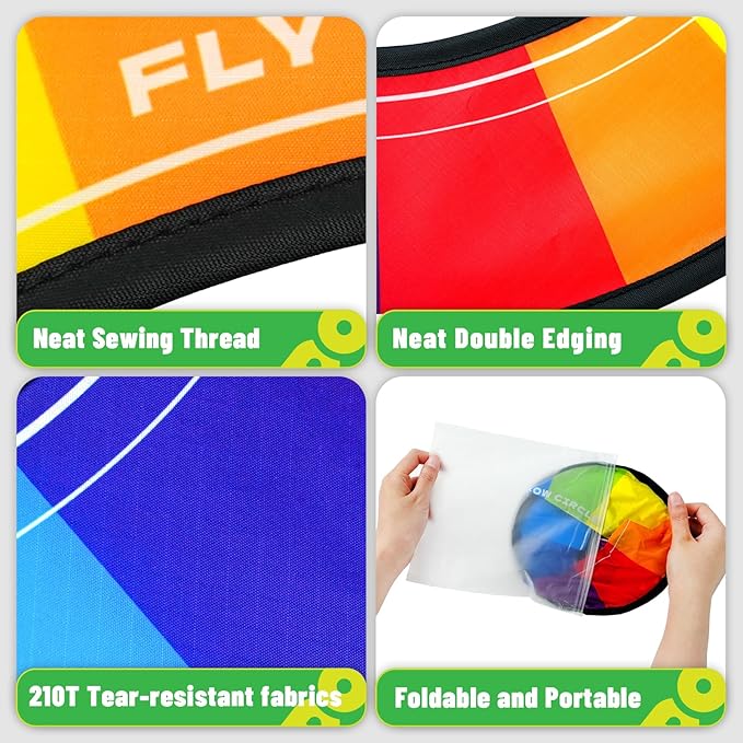 Donfly Flying Disc ,3 Pack Flying Ring, Pool Toys,Beach Games,Backyard Games,Outdoor Games,Outdoor Toys for Adults