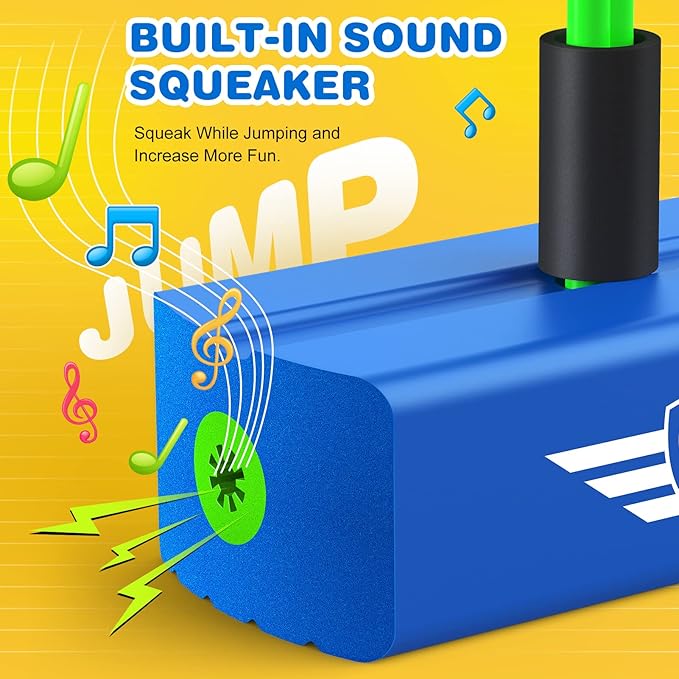 CUUGO LET'S GO! CG Jumping Promotes Growing Taller- Pogo Stick Foam Pogo Jumper for Kids, Toys for 3-12 Year Old Boys Girls Outdoor Toys Indoor Toys Fun Gifts Christmas Stocking Stuffers Gifts