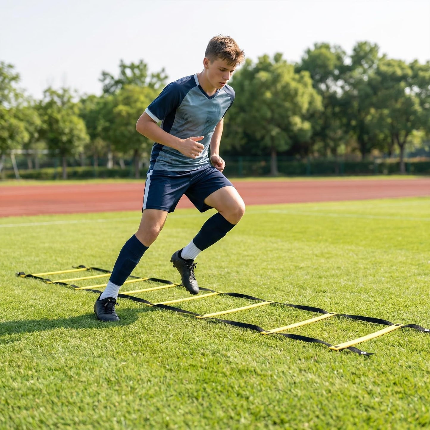 Sleteranpe 20ft Agility Ladder Training Ladder Speed