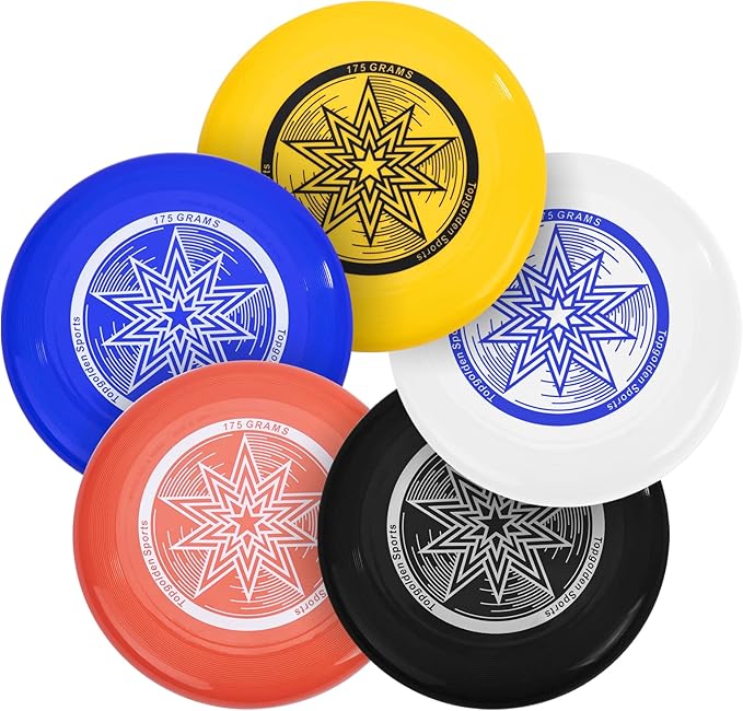 Eastgoing Outdoor Flying Disc 175 Gram, 10.75 Inch Sport Disc ,Loads of Colors Available, Suitable for Competitions, Team Flying Disc for Beach, Park, Pet, Camping and More,
