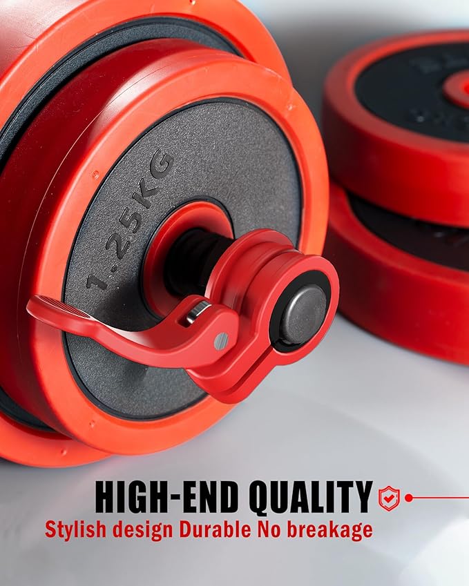 Narrow Barbell Clips 2.5cm Width for Olympic Bars, 0.9-1.18inch Adjustable Weight Clamps, Quick Release Locking Collars for Weightlifting