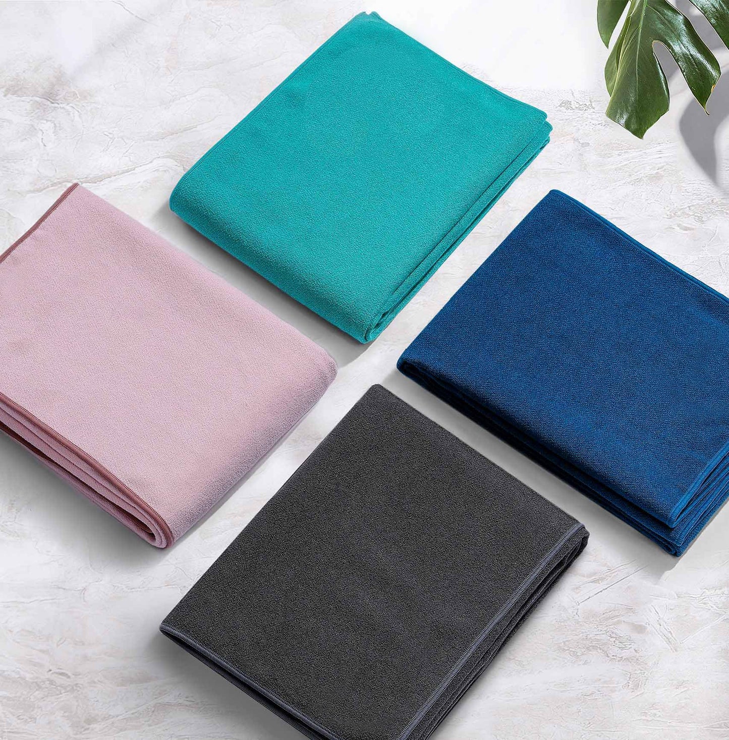 Heathyoga Yoga Mat Towel Non Slip for Hot Yoga Towel with Silicone Grip & Free Spray Bottle