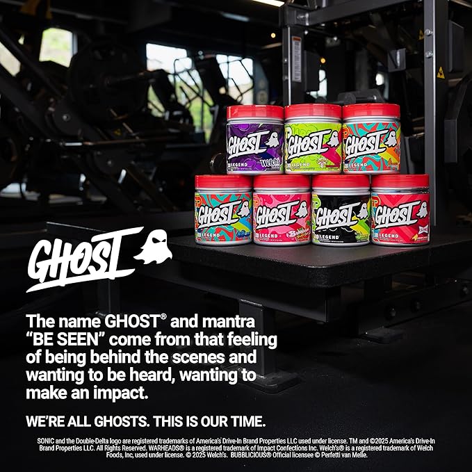 GHOST Legend Pre-Workout Powder, Orange Cream - 30 Servings ??Pre-Workout for Men & Women with Choline, L-Citrulline, & Beta Alanine for Energy & Focus