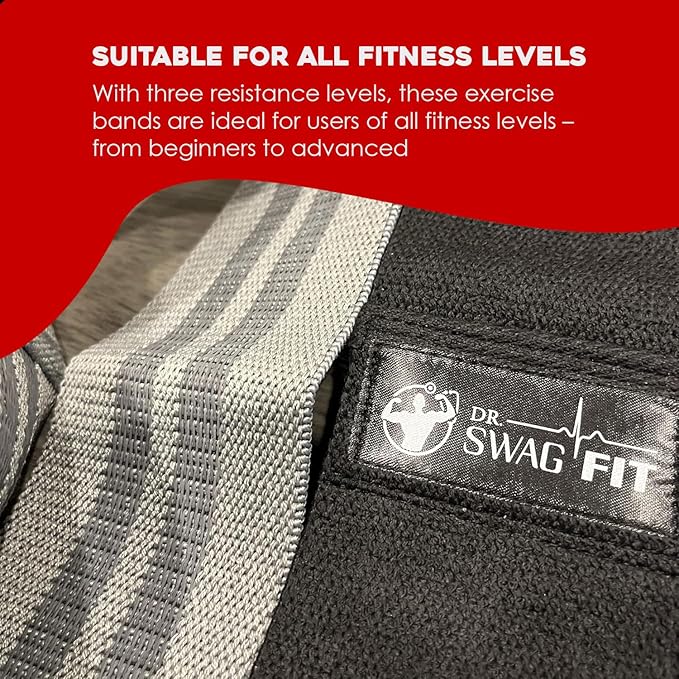 Resistance Bands Set, Versatile Latex Exercise Bands for Home and Gym Workouts, Ideal Workout Equipment for Men and Women, Resistance Bands for Legs, Physical Therapy, (3-Pack)