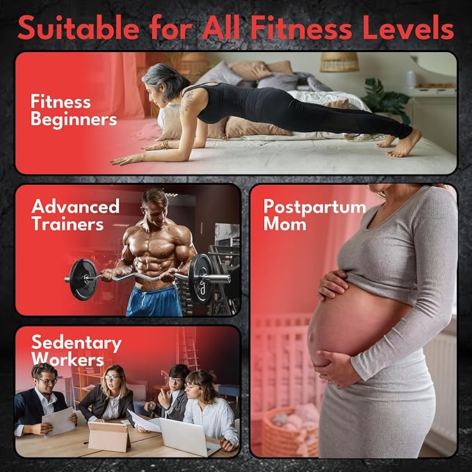 Thigh Master, 0–132lbs Adjustable Resistance, 3-in-1 Pelvic Floor Exercise Devices, Inner Thigh Exerciser, Kegel Exercise for Men & Women, Home Gym Fitness