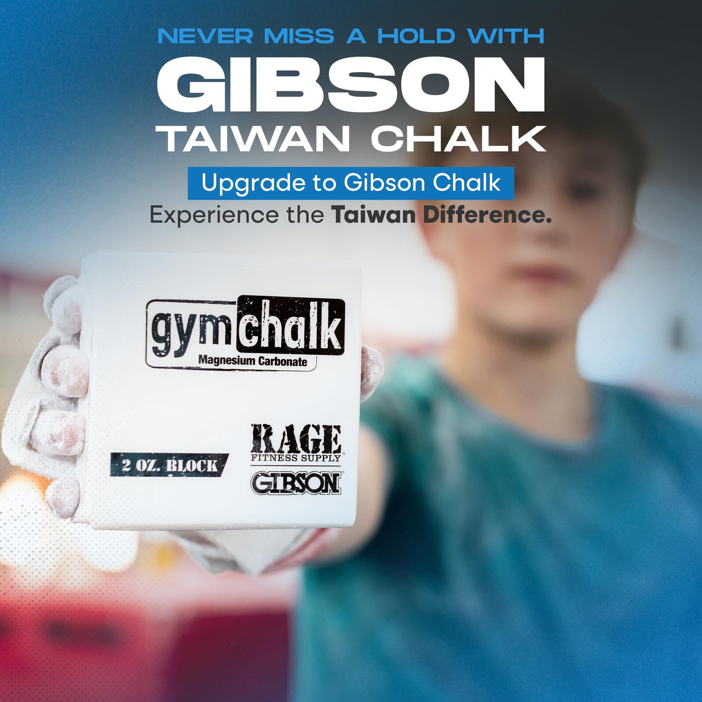 Gibson Athletic Gymnastic Powder Chalk Block, Premium Taiwan Gymnastics Chalk Blocks, Pack of 8