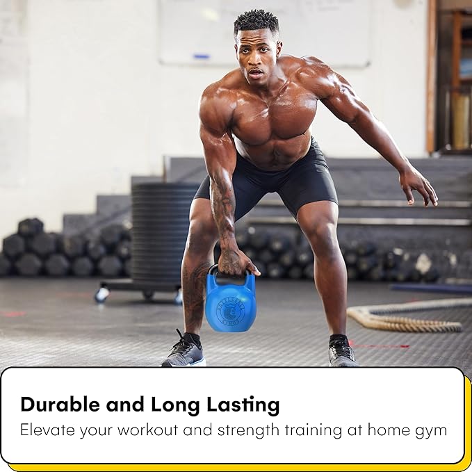 Kettlebell Kings Competition Kettlebells Weight (33mm handle) 4-32 KG | Hand weights Workout Gym Equipment & Strength training sets for Women & Men | Weights set for Home Gym