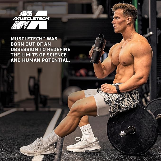 MuscleTech High Protein Mass Gainer for Men & Women - Protein Powder Shakes for Weight Gain, Muscle Building & Recovery with Creatine Monohydrate - Vanilla Milkshake, 5.15 Pound