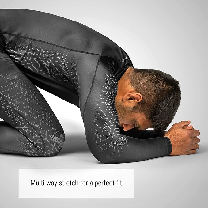 Hayabusa Geo Long Sleeve Jiu Jitsu Rashguard