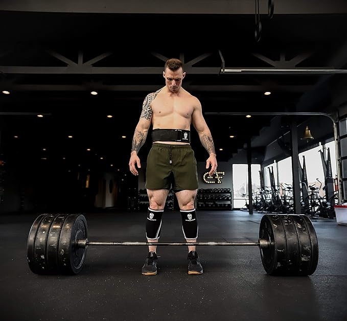 Gymreapers Quick Locking Weight Lifting Belt for Men Gym Belt for Powerlifting Deadlift Belt with 4 Inch Neoprene Metal Buckle Back Support Weightlifting Belt Women