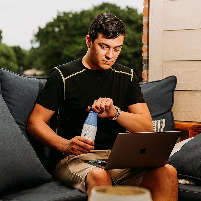 Soylent Vanilla Meal Replacement Shake, Ready-to-Drink Plant Based Protein Drink, Contains 20g Complete Vegan Protein and 1g Sugar, 14oz, 12 Pack