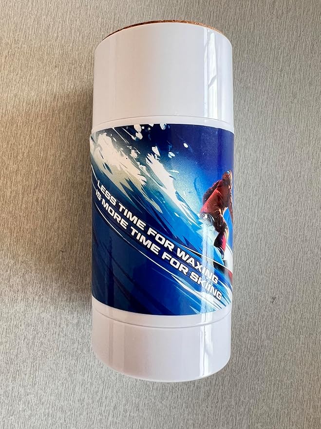 XCMAN Rub on Quick Wax for Ski/Snowboard/Nordic/Cross-Country with Easy cork applicator 70g, Universal Wax for Most Temperature, New Formula Snowboard Wax PFAS-free