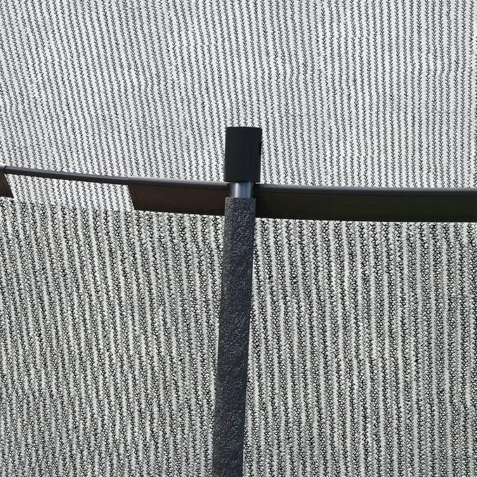 Soozier Trampoline Outdoor, Recreational Trampoline with Net Enclosure, Curved Poles and Safety Spring Cover for Kid Adults, ASTM Approved