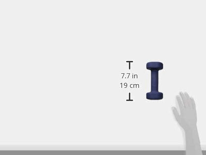 Yes4All Neoprene Coated Dumbbell Hand Weight Sets of 2 - Multiple Weight Options with 15 Colors, Anti-roll, Anti-Slip, Hexagon Shape