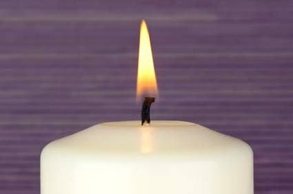 D'light Online 3 X 8 Inch Pillar Candles Set of 12 Bulk Event Pack Round Unscented Premium Wax Pillar Candles for Wedding, Spa, Party, Birthday, Holiday, Bath and Home Decor (3X8, Ivory)