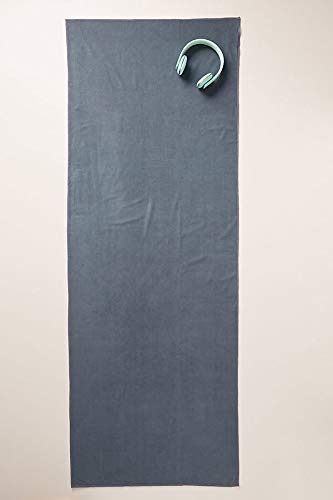 Shandali Hot Yoga Towel - Suede - 100% Microfiber, Super Absorbent, Bikram Yoga Mat Towel