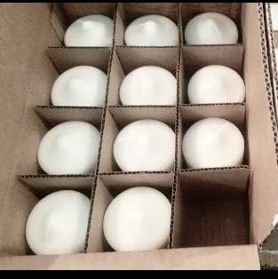 D'light Online 3 X 6 Inch Pillar Candles Set of 12 Bulk Event Pack Round Unscented Premium Wax Pillar Candles for Wedding, Spa, Party, Birthday, Holiday, Bath and Home Decor (3X6, White)