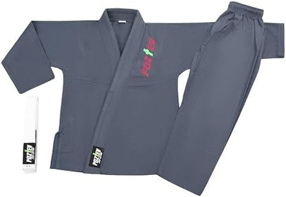 Kids Brazilian Jiu Jitsu Gi For Kids BJJ Gi Youth Grappling Kimonos Preshrunk Lightweight Martial Arts Uniform