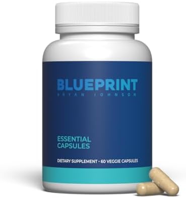 Blueprint Bryan Johnson Essential Capsules - Daily Multivitamin/Multimineral for Women and Men