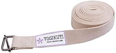 Yoga Strap - Adjustable D-Ring Buckle Yoga Belt for Pilates, Gym Workouts, and Physical Therapy | Improves Sitting Posture for Women & Men