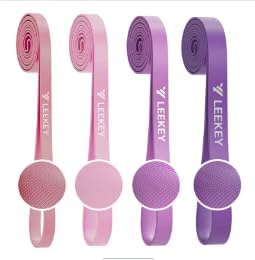 LEEKEY Resistance Bands Set for Pull-Up Assistance & Full-Body Training, Multi-Level Exercise Bands with Bag for Home Workouts, Physical Therapy, Strength Training (Men/Women)