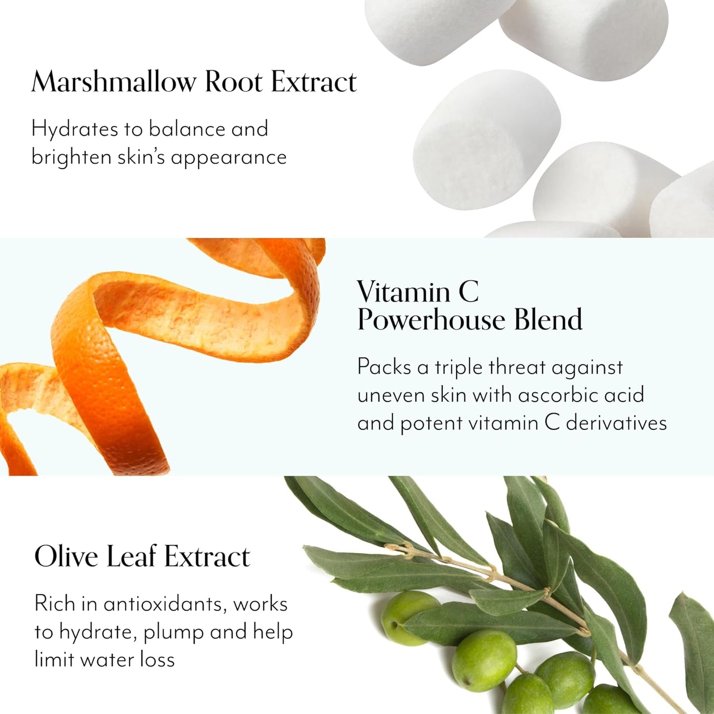 Bliss Mighty Marshmallow + Vitamin C Whipped Face Mask for Brightening & Hydrating Skin, Marshmallow Root Extract, Vegan Cruelty-Free Facial Treatment, 1.7 Oz