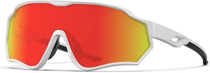 BEACOOL Polarized Running Sunglasses for Men Women UV400 Protection TR90 Sport Sunglasses for Fishing Cycling Baseball