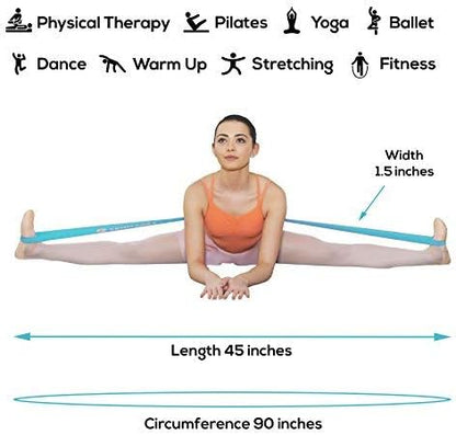 Zenmarkt Ballet Stretch Bands for Flexibility and Strength - Stretch Bands Ideal to Have as Dance Equipment in Every Competition - Suitable for Gymnastics, Cheerleading, and Pilates Training