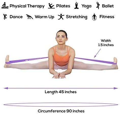Zenmarkt Ballet Stretch Bands for Flexibility and Strength - Stretch Bands Ideal to Have as Dance Equipment in Every Competition - Suitable for Gymnastics, Cheerleading, and Pilates Training