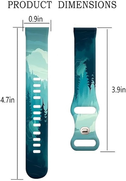 Sport Bands Compatible with Charge 6 /Charge 5 for Women Men,Soft Waterproof Replacement Straps Wristbands for Charge Advanced Fitness Tracker