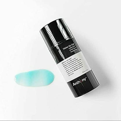 Anthony Wake Up Call, 3 Fl Oz, Face and Anti-Puffiness – Tired Skin Refresher & Moisturizer with Caffeine, Menthol, Green Tea, and Shea Butter