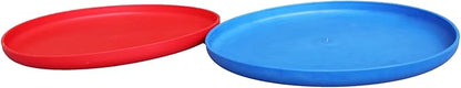 Boy Games Flying Disc 2 Pack 9.5" Soft TPR for Kids Cartoon Dinasour Outdoor Flyer Gift in Red Blue Color Backyard