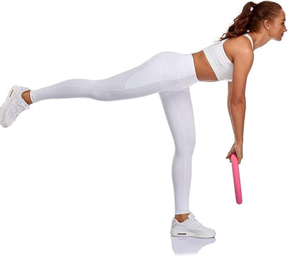 Dumbbell Hand Weight Bars for Women,3lbs Dumbbells Set of 2 or 1pcs Kettlebell Ring for Walking,Workout,Pilates,Strength Training, Gym,Running,Yoga, Dance, Aerobics, Cardio