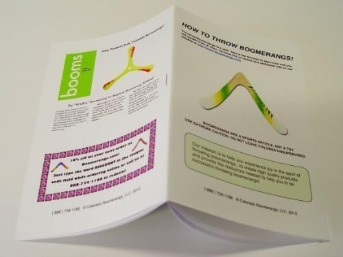 Glacier Wooden Boomerang - for Throwers 13-80! Great Returning Boomerangs