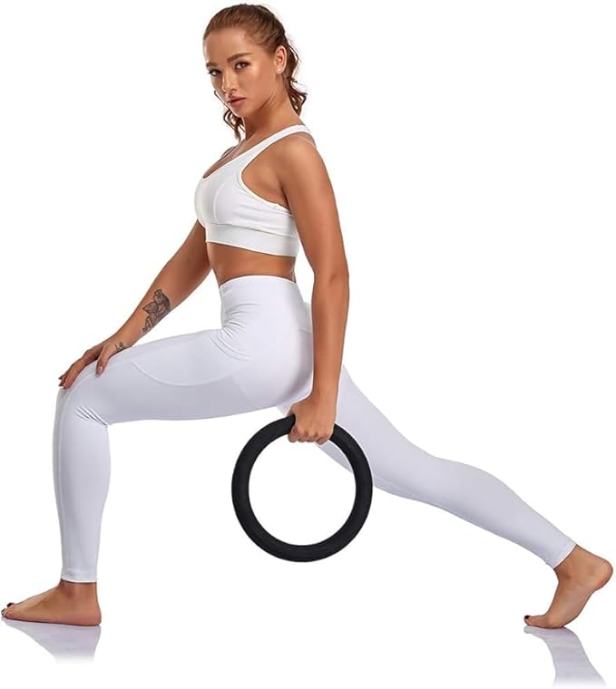 Dumbbell Hand Weight Bars for Women,3lbs Dumbbells Set of 2 or 1pcs Kettlebell Ring for Walking,Workout,Pilates,Strength Training, Gym,Running,Yoga, Dance, Aerobics, Cardio