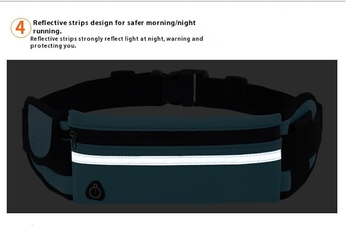 Adjustable Elastic Fitness Fanny Pack for Sports, Running Belt Waist Pack, Waterproof Sports Fanny Pack,Outdoor card wallet，Leisure travel wallet，5 color options available (rose red)