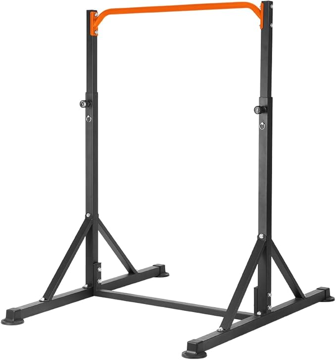 Pull Up Station, Power Tower Adjustable Pullup Bar Free Standing, Heavy Duty Multifunction Strength Training Pull Up Bar, Gym Workout Fitness Equipment Chin up Bar for Home Outdoor, 440LBS Capacity